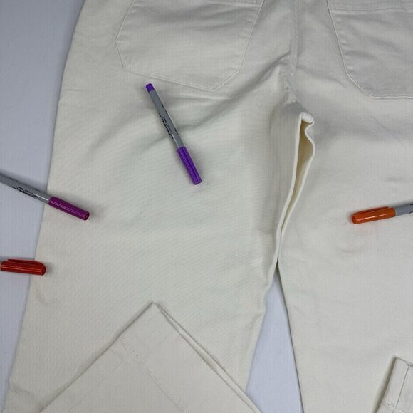 Everlane Women’s NWT‎ Bone The Organic Straight-Leg Pant Luxury Jean 16/W35/L26 - Picture 9 of 14